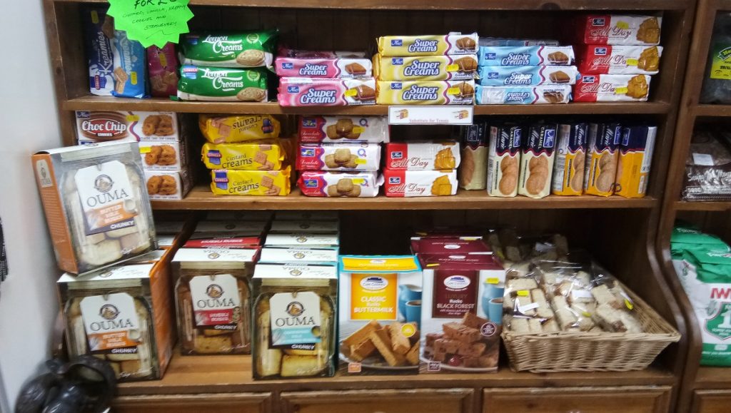 South African shops in the south east of England, Food products from